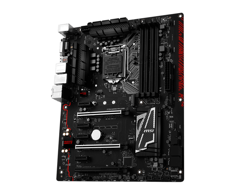 MSI Z170A Gaming Pro Carbon - Motherboard Specifications On 
